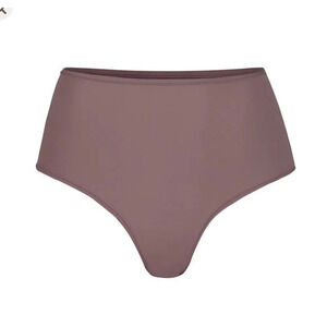 SKIMS HIGH-WAISTED THONG‎ COLOR UMBER SIZE XXS